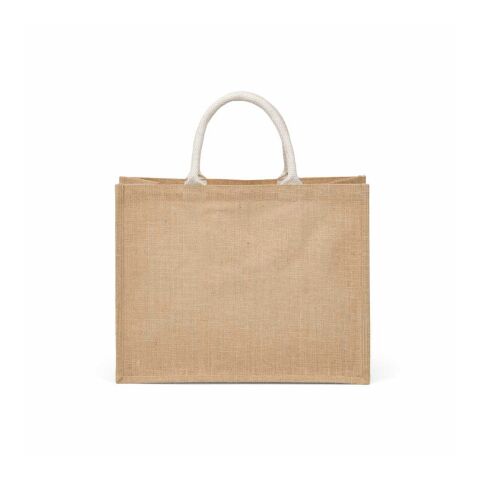 Toubkal Shopping Bag Jute rCotton. 40cm Handles Natural