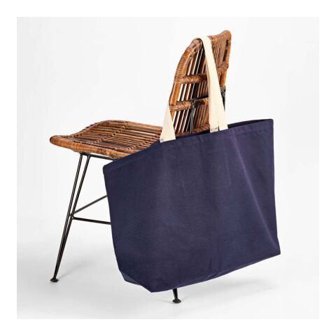 Olympus Shopping Bag rCotton 400gsm. 26cm Handles Navy blue
