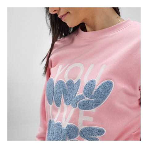 Waikiki W Women's crew neck sweatshirt. Org. cotton and rPET. 300gsm Pink | L | No Branding | not available | not available | not available