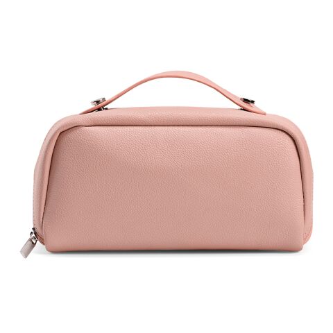 Macao Toiletry Bag 3.5L rLeather with zipper and handle Pink | No Branding | not available | not available | not available