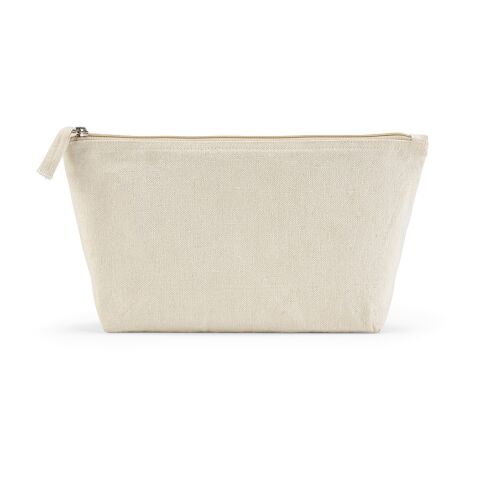 Cairo L. Toiletry Bag 3.9L 320 gsm rCotton with zipper Natural | No Branding | not available | not available | not available