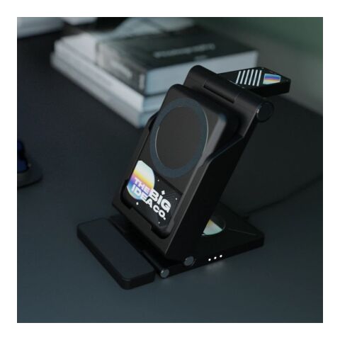 Trinifty 3-in-1 Wireless Charger rABS 5000mAh Solid black | No Branding | not available | not available | not available