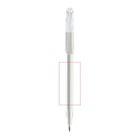 Prodir DS1 twist ballpoint pen frosted Transparent | Without Branding | Without Branding | frosted | Black