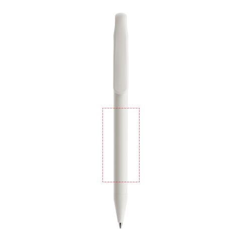 Prodir DS1 twist ballpoint pen matt white | Without Branding | Without Branding | matt | Black