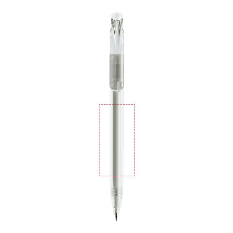 Prodir DS1 twist ballpoint pen transparent Transparent | Without Branding | Without Branding | Transparent | Black