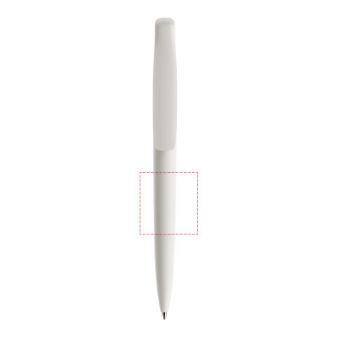 Prodir DS2 push ballpoint pen matt white | Without Branding | Without Branding | matt | Black
