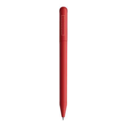 Prodir DS3 twist ballpoint pen Soft Touch dark red | Without Branding | Without Branding | Blue