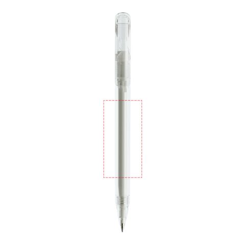 Prodir DS3 twist ballpoint pen transparent Transparent | Without Branding | Without Branding | Transparent | Blue