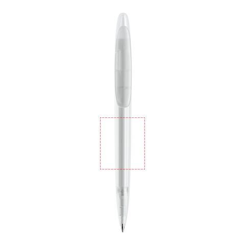 Prodir DS5 twist ballpoint pen frosted Transparent | Without Branding | Without Branding | frosted | Black