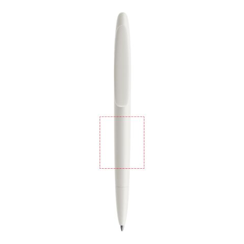Prodir DS5 twist ballpoint pen matt white | Without Branding | Without Branding | matt | Blue