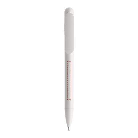 Prodir DS6 twist ballpoint pen matt white | Without Branding | Without Branding | Black