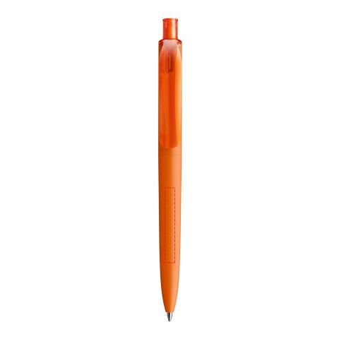 Prodir DS8 push ballpoint pen Soft Touch orange | Without Branding | Without Branding | Black