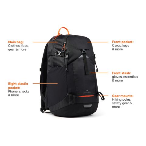 Nordic Drift Trail RCS backpack 24L black-orange | No Branding | not available | not available