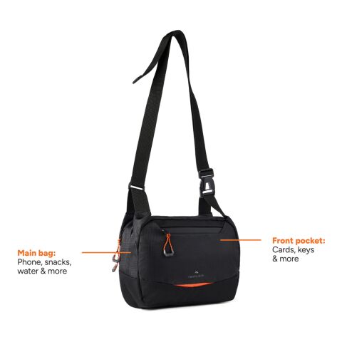 Nordic Drift Trail RCS Crossbody bag 4L black-orange | No Branding | not available | not available