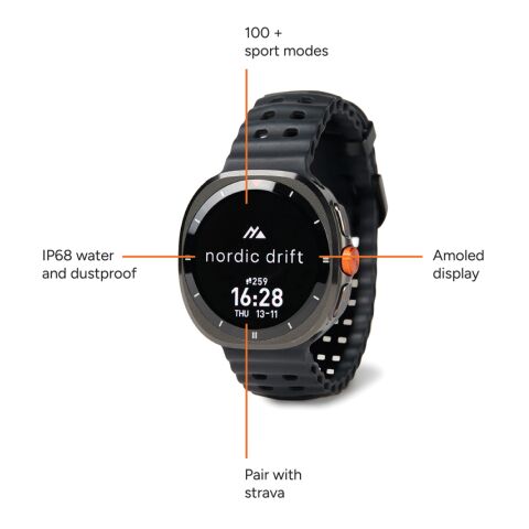 Nordic Drift Titan High performance Watch black | No Branding | not available | not available