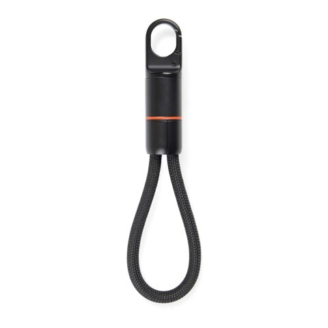 Nordic Drift Everest USB-C 60W fast charging carabiner cable black