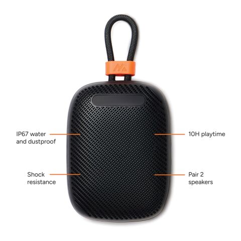 Nordic Drift Titan IP67 Water and Dustproof 5W Speaker black | No Branding | not available | not available