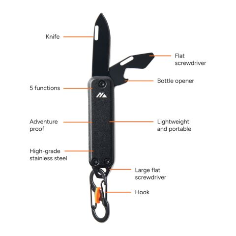 Nordic Drift Adventure keychain tool black | No Branding | not available | not available