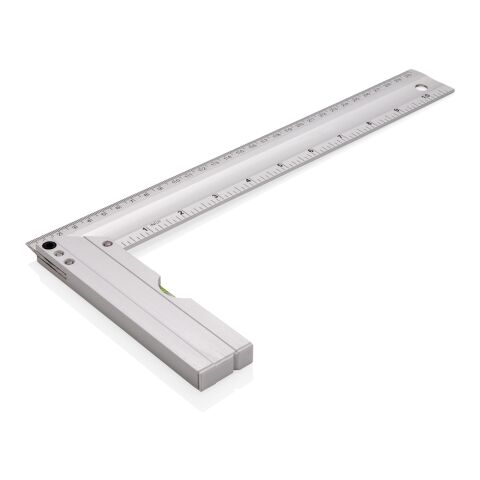 Ruler with level silver | No Branding | not available | not available