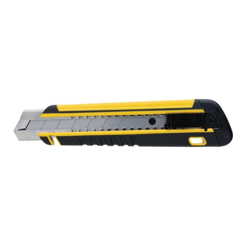 Refillable RCS rplastic heavy duty snap-off knife soft grip yellow | No Branding | not available | not available