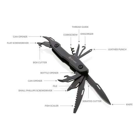 Gear X multifunctional knife black | No Branding | not available | not available