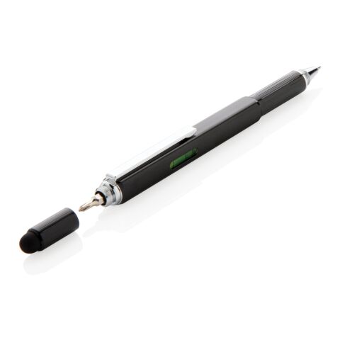 5-in-1 aluminium toolpen black | No Branding | not available | not available
