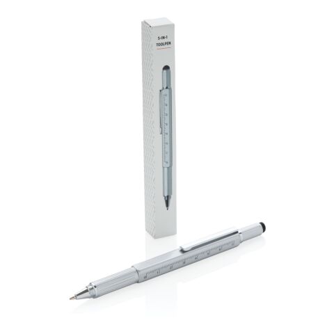 5-in-1 aluminium toolpen grey | No Branding | not available | not available