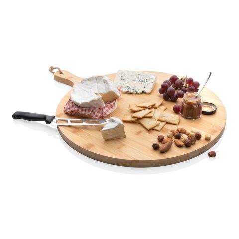 Ukiyo bamboo round serving board brown | No Branding | not available | not available