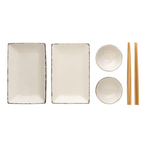 Ukiyo sushi dinner set for two white-black | No Branding | not available | not available