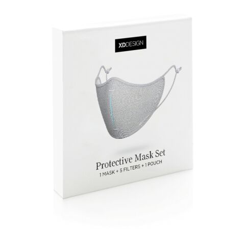 XD DESIGN Protective Mask Set grey-blue | M | No Branding | not available | not available