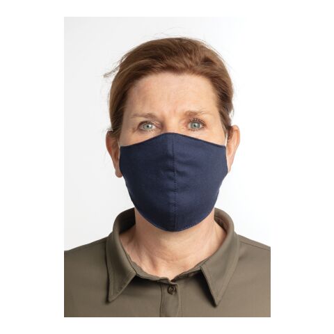 Reusable 2-ply cotton face mask navy | No Branding | not available | not available