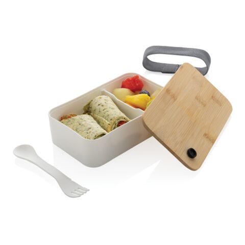 Lunchbox with bamboo lid, RCS-RPP White | No Branding | not available | not available
