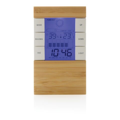 Utah RCS rplastic and FSC® bamboo weather station brown | No Branding | not available | not available