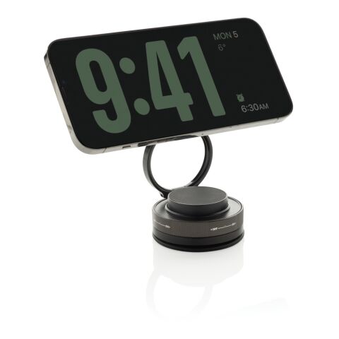 Terra 360 RCS recycled plastic universal phone holder black-grey | No Branding | not available | not available