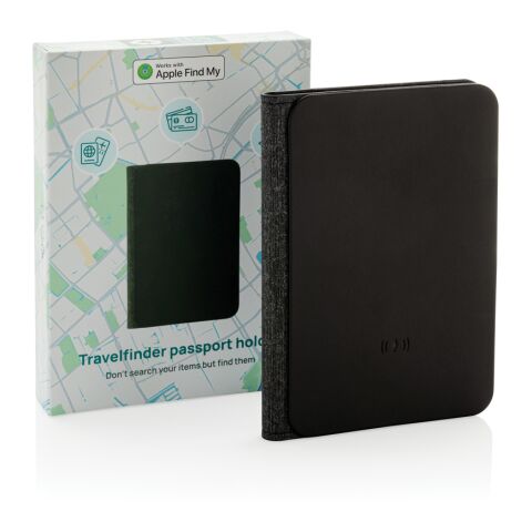 Trackmate RCS rpolyester passport holder worldwide locating black | No Branding | not available | not available