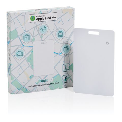 Findit RCS rplastic ultra-thin finder card rechargeable white | No Branding | not available | not available