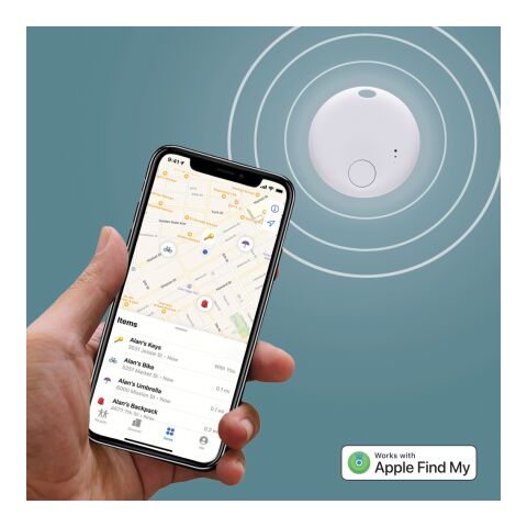 FindMate RCS recycled plastic item finder white | No Branding | not available | not available