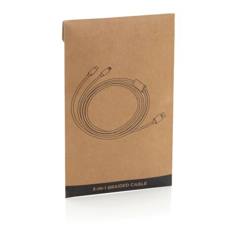 3-in-1 braided cable grey | No Branding | not available | not available