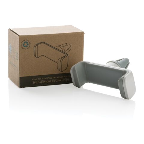 Acar RCS recycled plastic 360 degree car phone holder white | No Branding | not available | not available