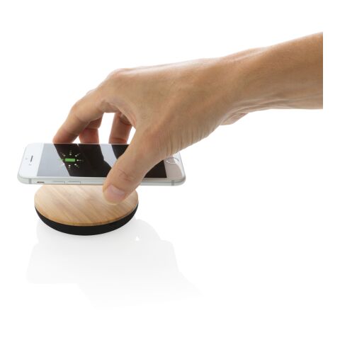 Bamboo X 5W wireless charger brown | No Branding | not available | not available