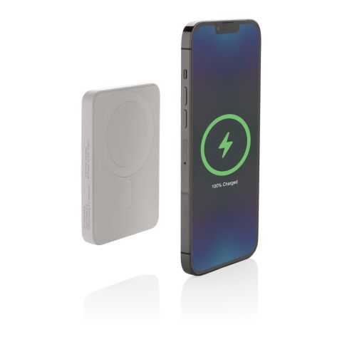 Magnetix RCS recycled plastic 5000 mah magnetic powerbank white | No Branding | not available | not available