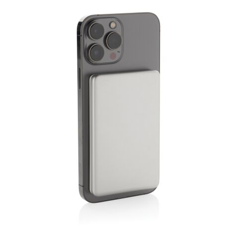 Orion RCS recycled aluminum 5000 mah 5W magnetic powerbank silver