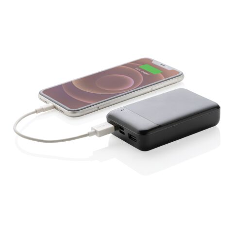 RCS standard recycled plastic 10.000 mAh powerbank black | No Branding | not available | not available
