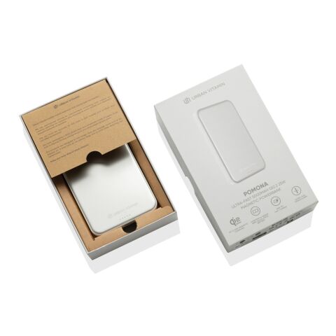 Urban Vitamin Pomona 5000mAh Qi2.2 25W magnetic powerbank silver | No Branding | not available | not available