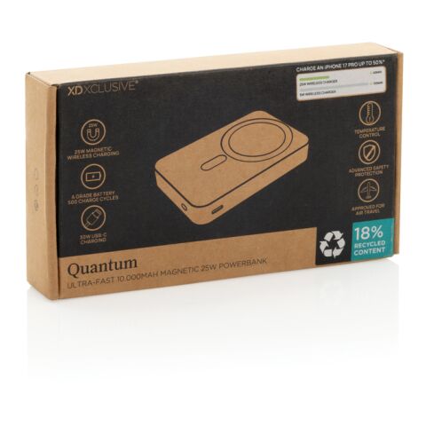 Quantum RCS ultra-fast 10.000mAh magnetic 25W powerbank grey-black | No Branding | not available | not available