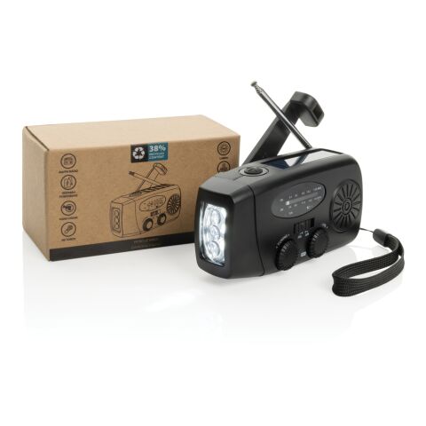 RescueWave RCS recycled plastic emergency radio black | No Branding | not available | not available