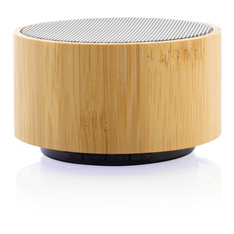 FSC® bamboo and RCS 3W wireless speaker black | No Branding | not available | not available