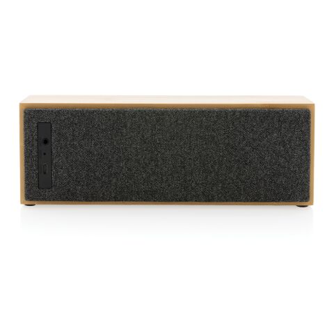 Wynn 10W FSC® bamboo wireless speaker brown | No Branding | not available | not available