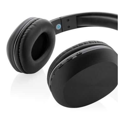 RCS recycled plastic JAM wireless headphone black | No Branding | not available | not available