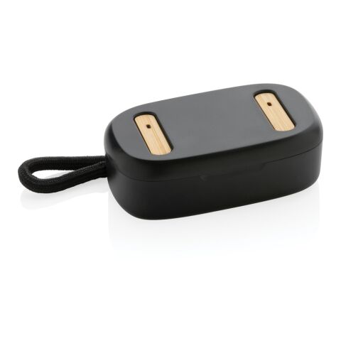 RCS recycled plastic &amp; FSC® bamboo TWS earbuds black | No Branding | not available | not available